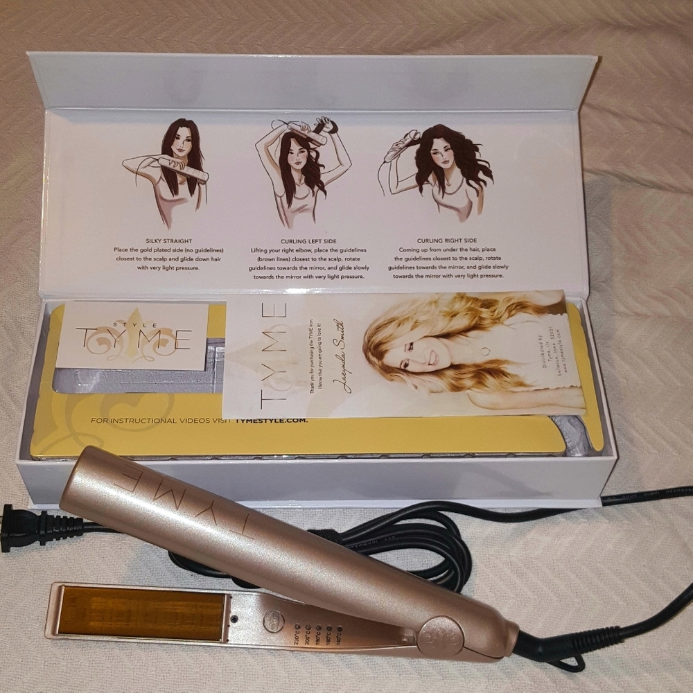 TYME 2 in 1 Hair Iron, Gold Edition